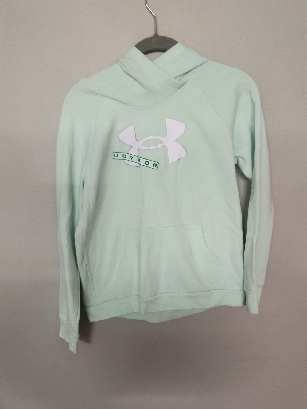 Under Armour Light Mint Green Pullover Hoodie